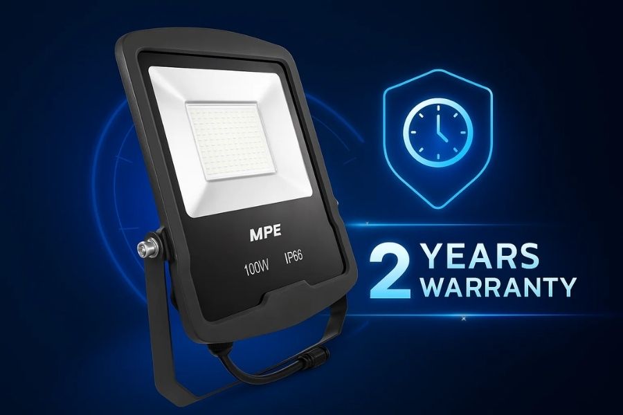 Đèn LED pha 100W MPE FLD5-100T (ánh sáng trắng) 6 Đèn pha LED 100w FLD5-100T MPE bảo hành chính hãng 2 năm
