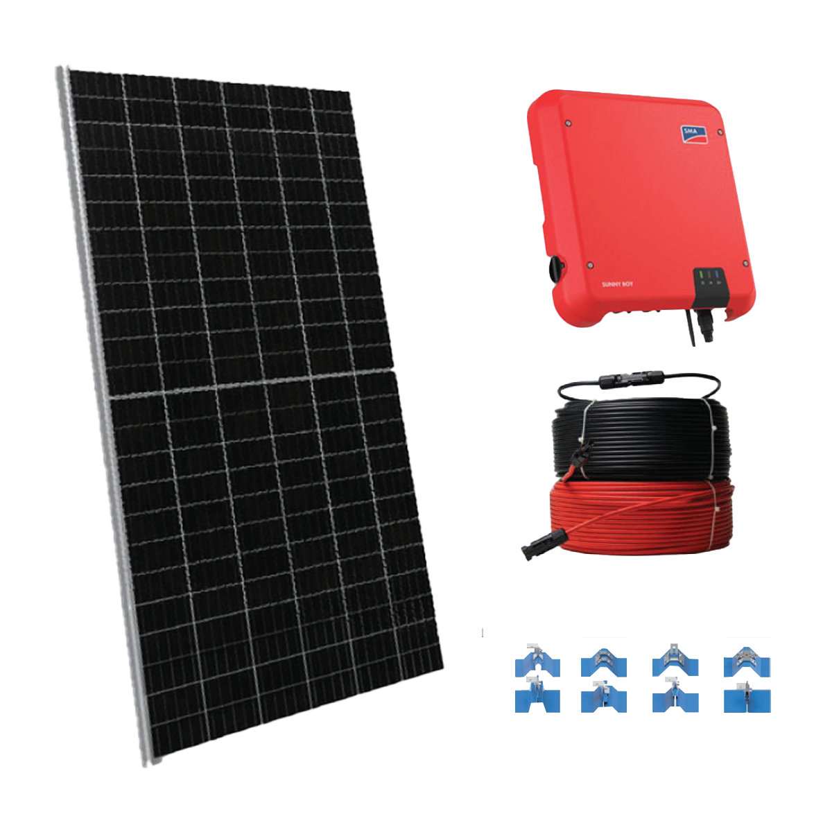 HỆ THỐNG ĐIỆN MẶT TRỜI 3.22 kWp 1 PHA (Gói bảo hành 5 năm)