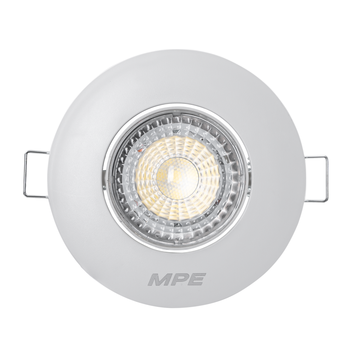 LED Downlight âm trần Chiếu điểm, Điều chỉnh hướng sáng, mặt tròn 7W ánh sáng vàng DLA2R-7V