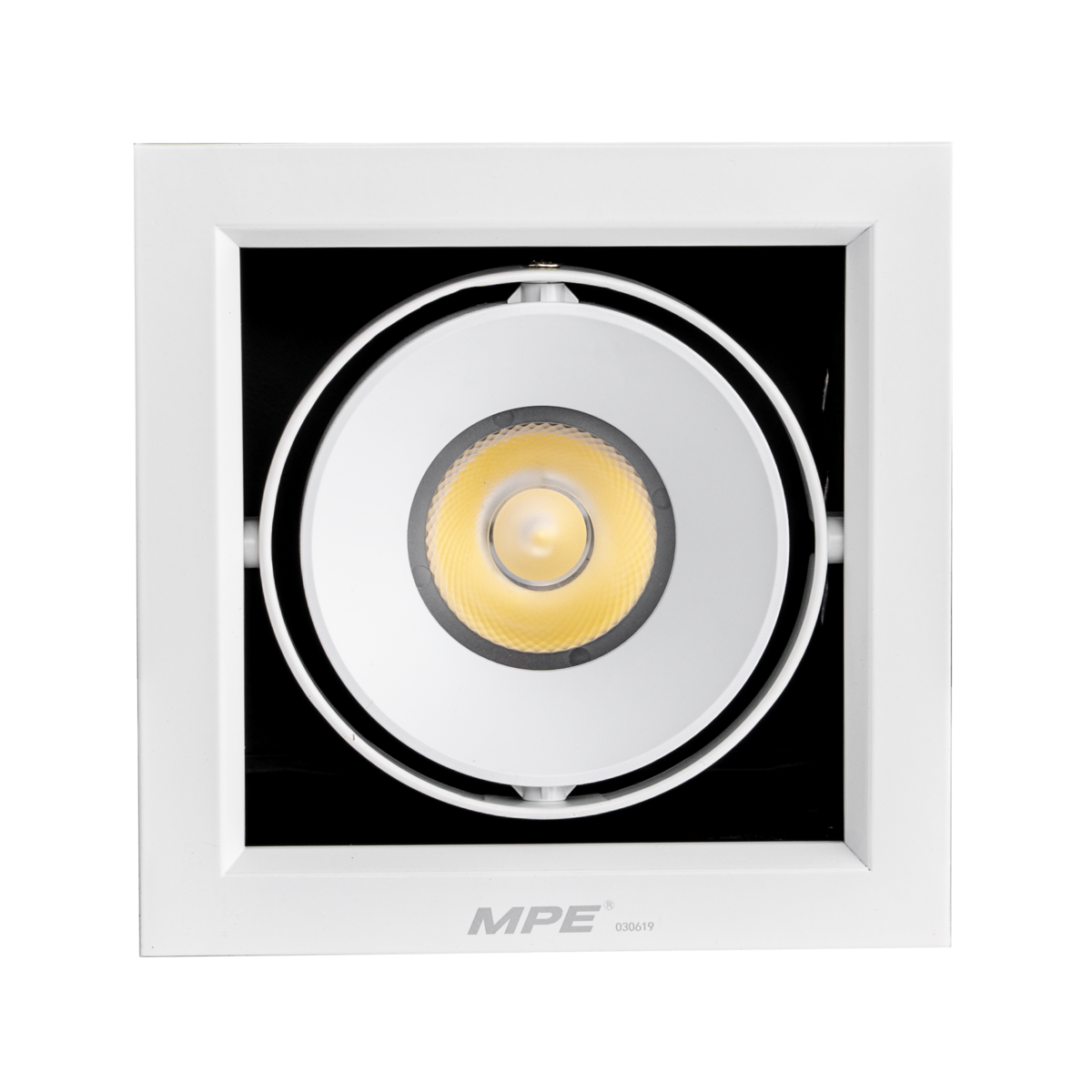 LED Downlight âm trần Chiếu điểm 1 đèn 20W ánh sáng vàng DLS-120V