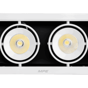 LED Downlight âm trần Chiếu điểm 2 đèn 12W ánh sáng vàng DLS-212V