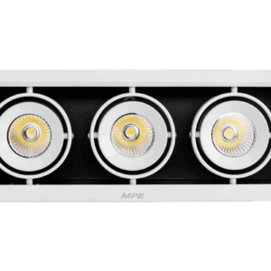 LED Downlight âm trần Chiếu điểm 3 đèn 12W ánh sáng vàng DLS-312V
