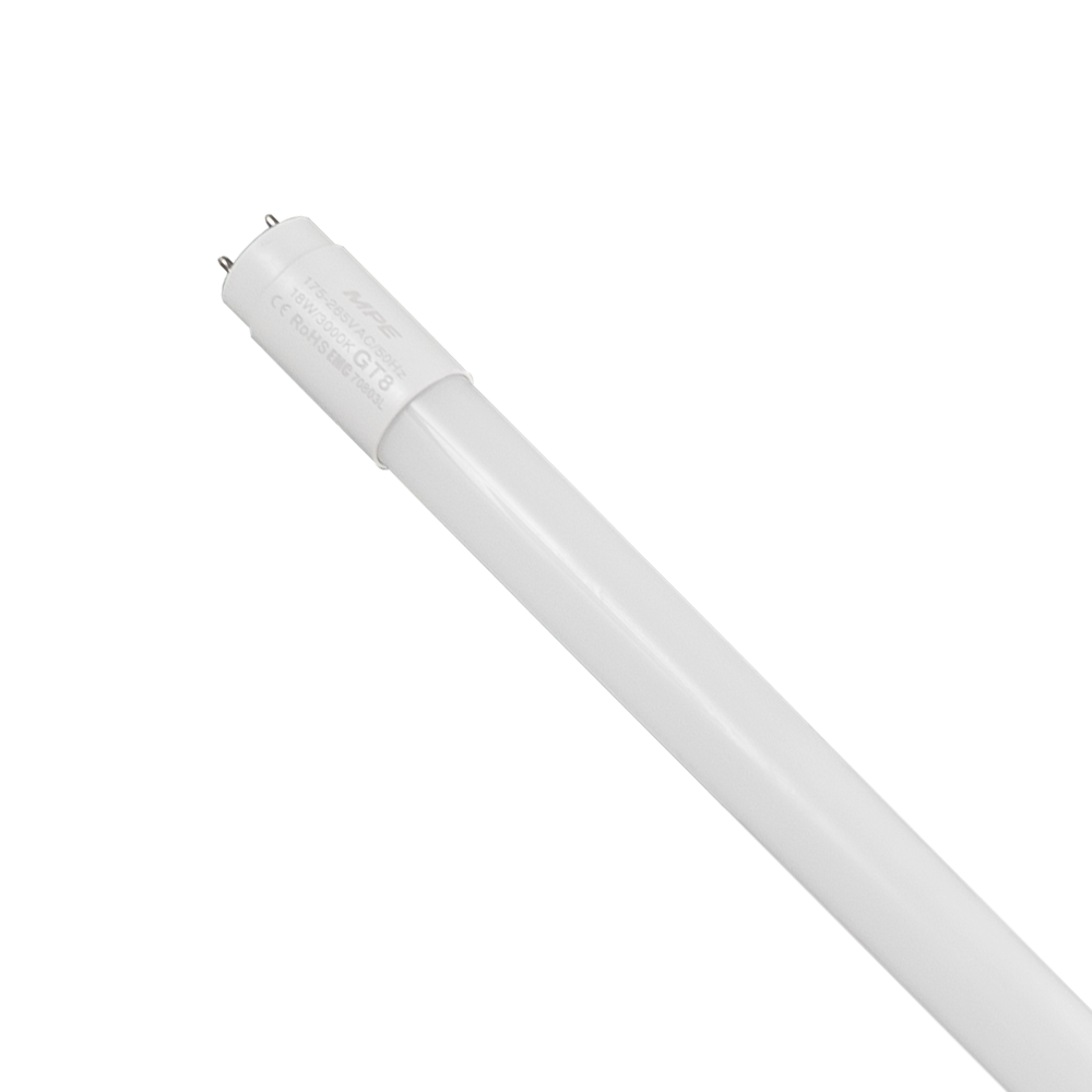 LED tube thuỷ tinh 1.2m 18W ánh sáng vàng GT8-120V