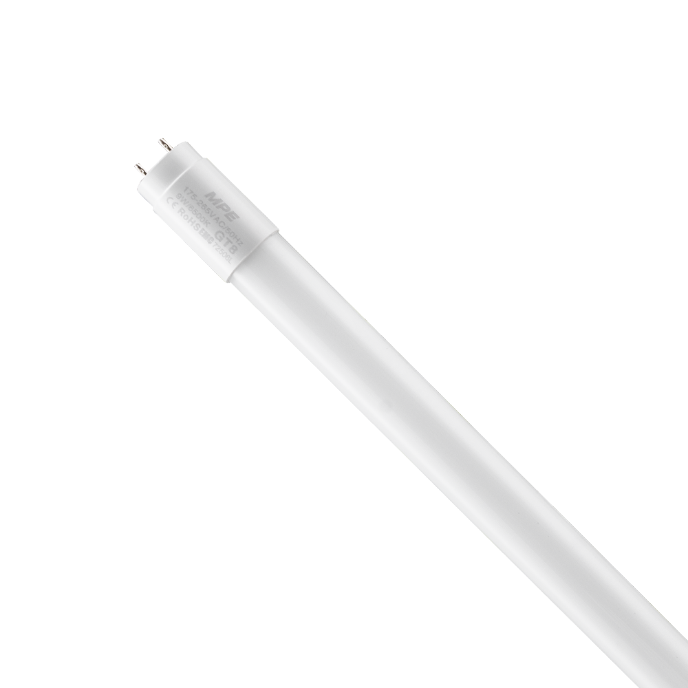 LED tube thuỷ tinh 0.6m 9W ánh sáng trắng GT8-60T