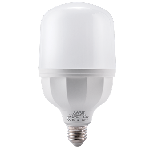 LED Bulb thân nhựa 50W ánh sáng trắng LBD2-50T