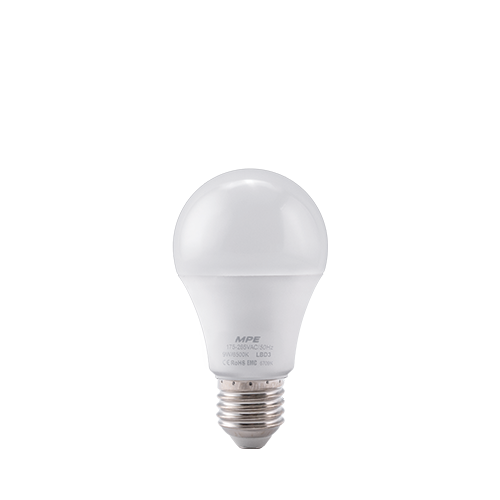 LED Bulb chống ẩm 9W ánh sáng trắng LBD3-9T