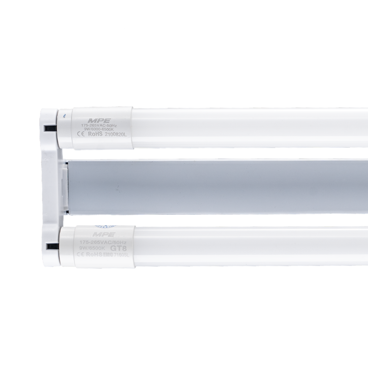 Bộ máng LED Tube thuỷ tinh 2x18W 1.2m ánh sáng trắng MGT-220T
