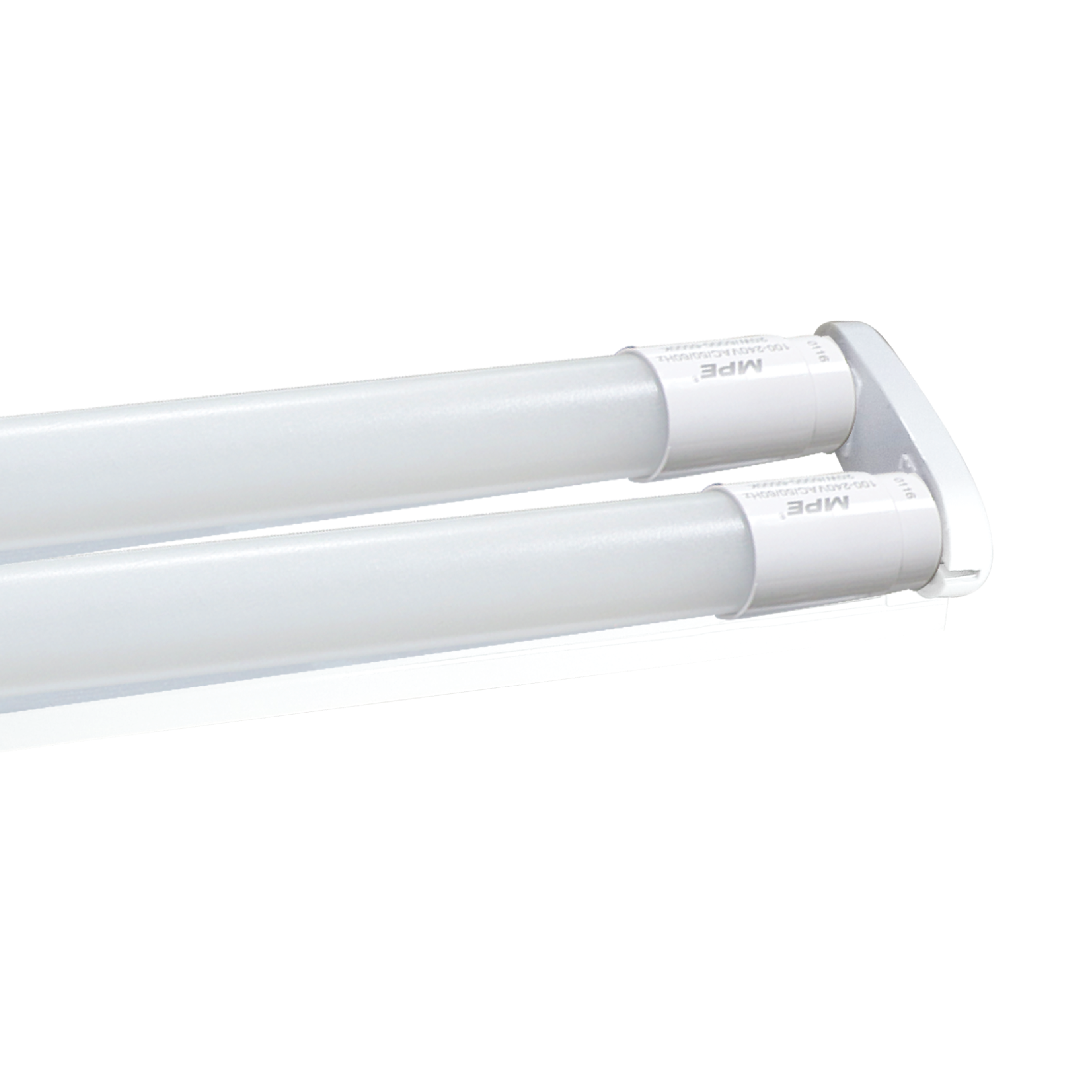 Bộ máng LED Tube thuỷ tinh 2x18W 1.2m ánh sáng vàng MGT8-220V