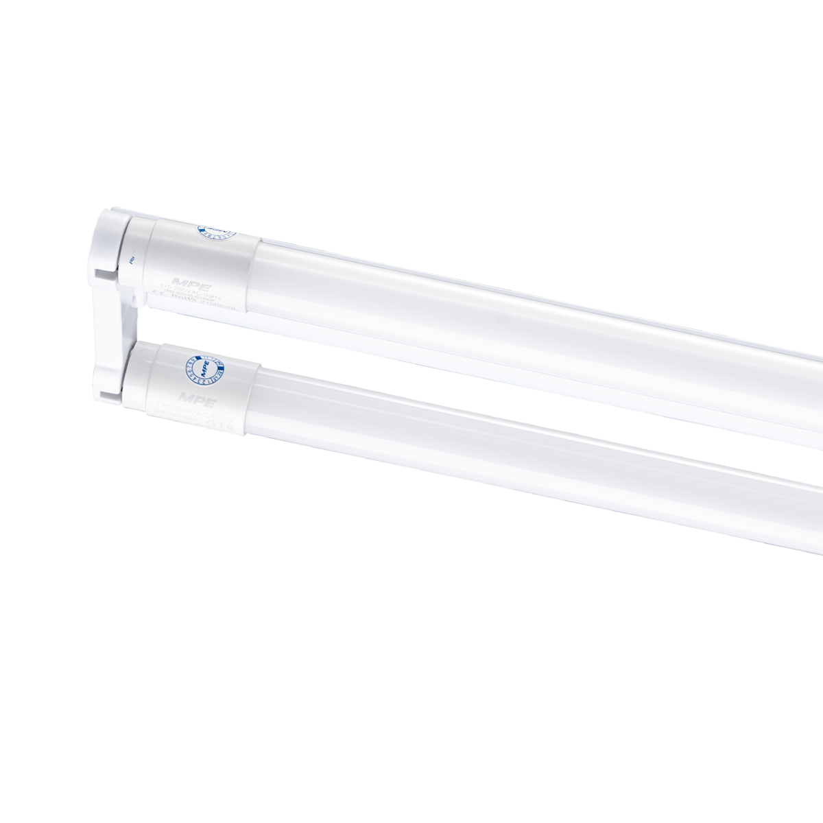 Bộ máng LED Tube nano 2x18W 1.2m ánh sáng vàng MNT-220V