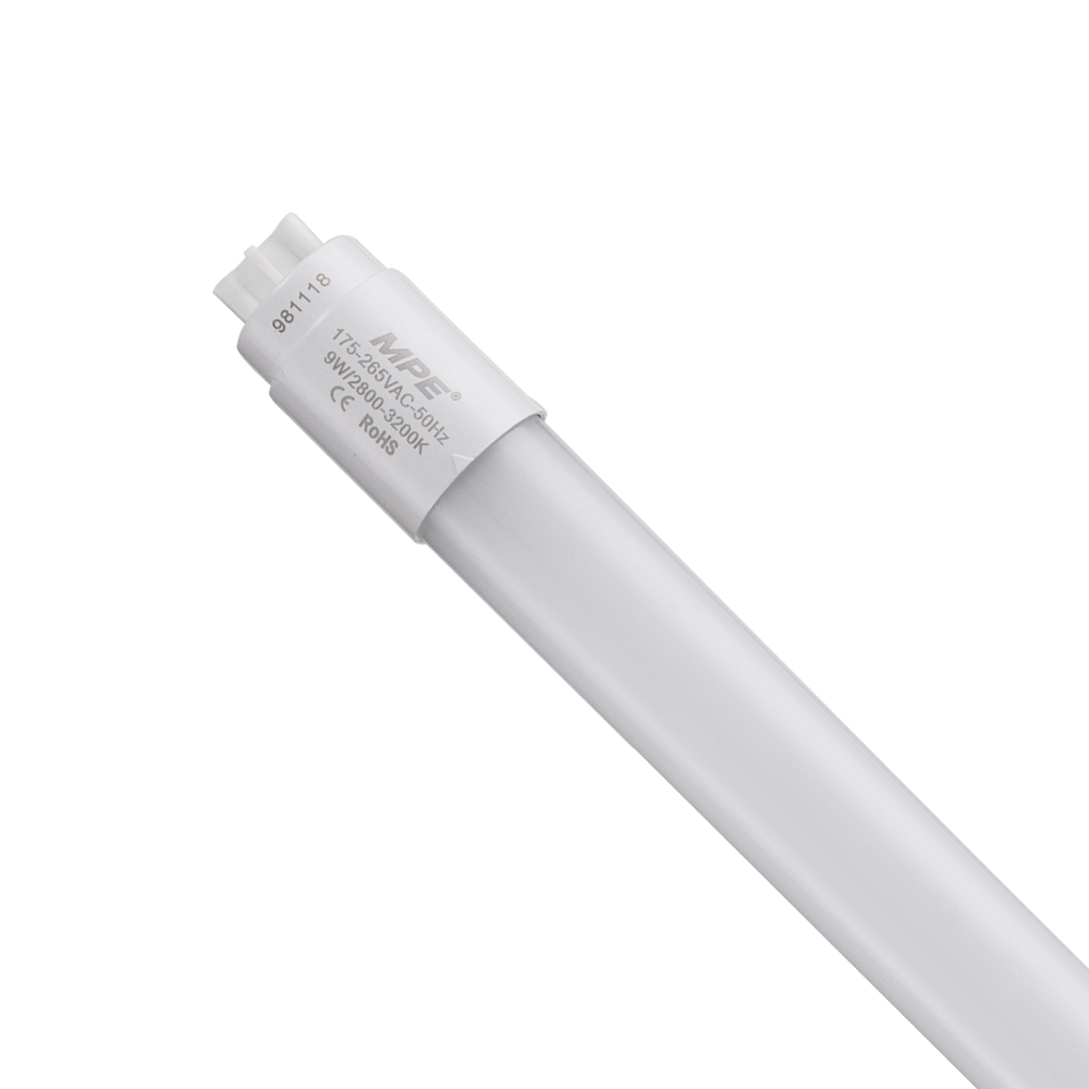 LED tube nhựa nano 0.6m 9W ánh sáng vàng NT8-60V