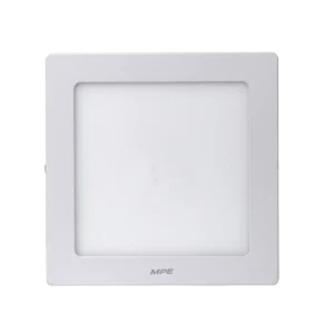 LED Panel ốp nổi nhôm, mặt vuông, điều chỉnh độ sáng 12W ánh sáng vàng SSPL-12V/DIM