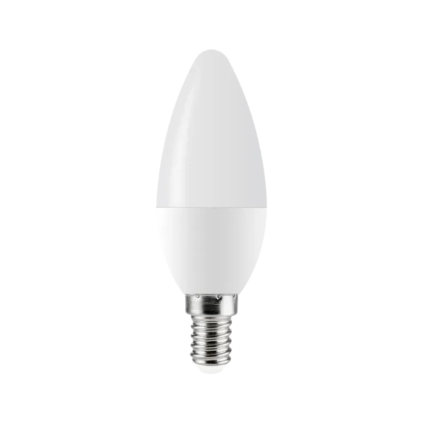 LED Nến thân nhựa 5W ánh sáng vàng LCD-5V
