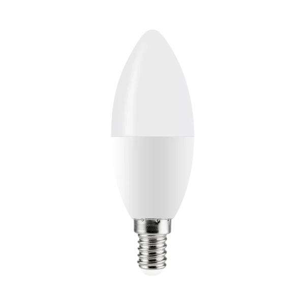 LED Nến thân nhựa 7W ánh sáng vàng LCD-7V