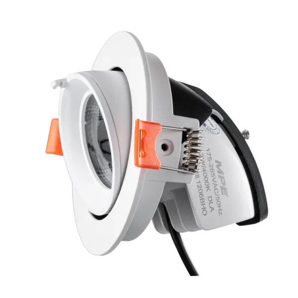 LED Downlight âm trần Chiếu điểm, Điều chỉnh hướng sáng 12W ánh sáng trung tính DLA-12N