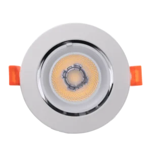 LED Downlight âm trần Chiếu điểm, Điều chỉnh hướng sáng 12W ánh sáng vàng DLA-12V