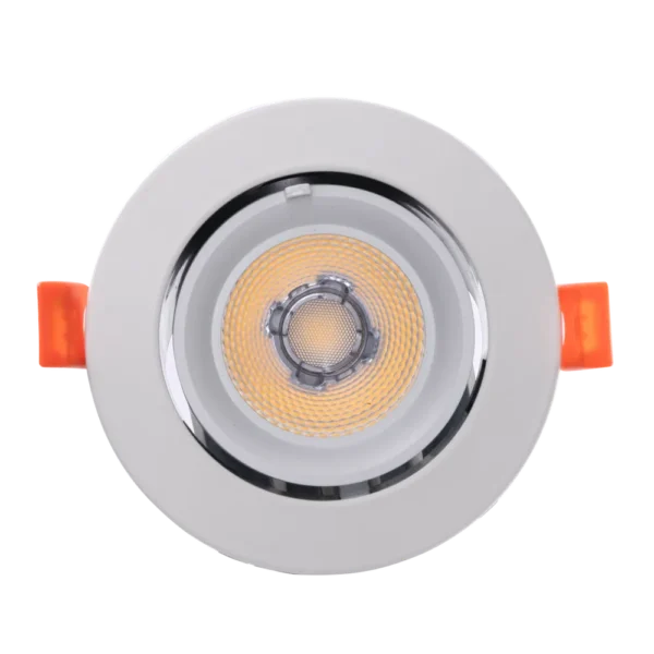 LED Downlight âm trần Chiếu điểm, Điều chỉnh hướng sáng 12W ánh sáng vàng DLA-12V