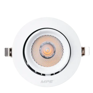 LED Downlight âm trần Chiếu điểm, Điều chỉnh hướng sáng 20W ánh sáng vàng DLA-20V