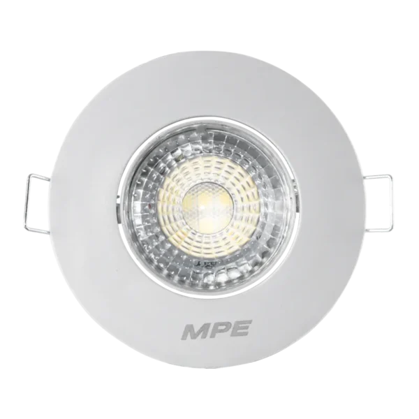 LED Downlight âm trần Chiếu điểm, Điều chỉnh hướng sáng, mặt tròn 5W ánh sáng trắng DLA2R-5T