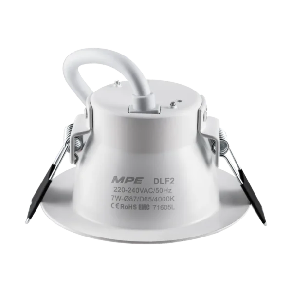LED Downlight âm trần nhôm 7W ánh sáng trung tính DLF2-7N