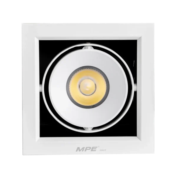 LED Downlight âm trần Chiếu điểm 1 đèn 20W ánh sáng vàng DLS-120V