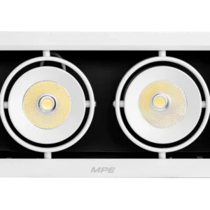 LED Downlight âm trần Chiếu điểm 2 đèn 12W ánh sáng vàng DLS-212V