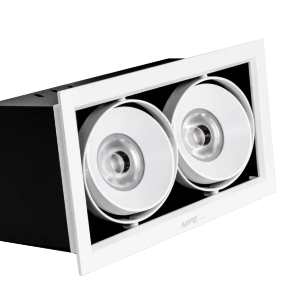 LED Downlight âm trần Chiếu điểm 2 đèn 20W ánh sáng trung tính DLS-220N