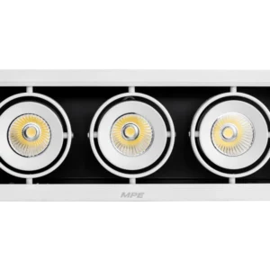 LED Downlight âm trần Chiếu điểm 3 đèn 12W ánh sáng vàng DLS-312V