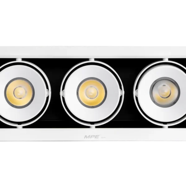 LED Downlight âm trần Chiếu điểm 3 đèn 20W ánh sáng trắng DLS-320T