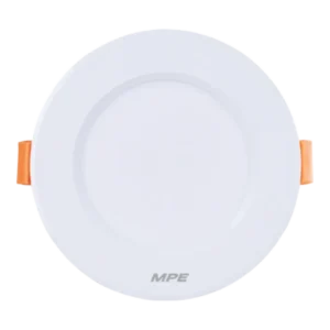 LED Downlight âm trần nhôm, viền trắng 9W ánh sáng vàng DLT-9V