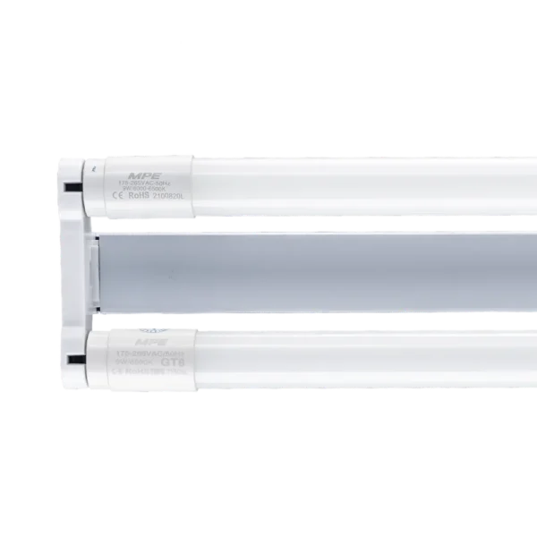 Bộ máng LED Tube thuỷ tinh 2x18W 1.2m ánh sáng vàng MGT-220V
