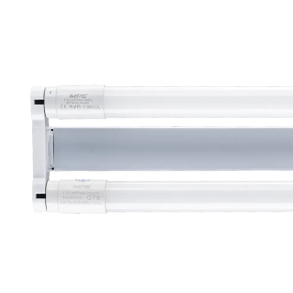 Bộ máng LED Tube thuỷ tinh 2x9W 0.6m ánh sáng trắng MGT-210T