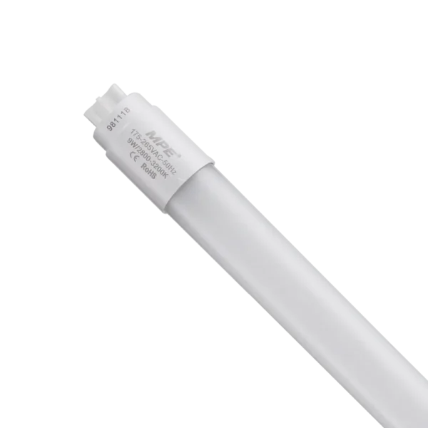 LED tube nhựa nano 0.6m 9W ánh sáng vàng NT8-60V