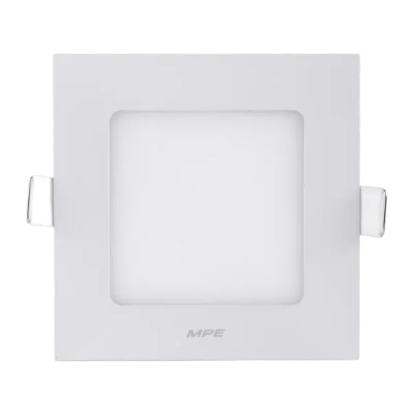 LED Panel âm trần nhôm, mặt vuông, điều chỉnh độ sáng 6W ánh sáng vàng SPL-6V/DIM
