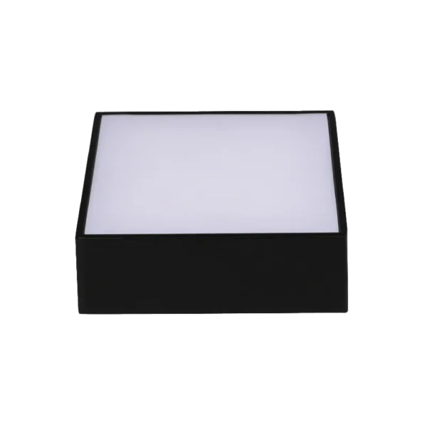 LED Downlight ốp nổi tràn viền đen, mặt vuông 16W ánh sáng trung tính SSDLB-16N