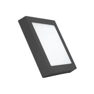 LED Panel ốp nổi nhôm, thân đen, mặt vuông 18W ánh sáng trắng SSPLB-18T