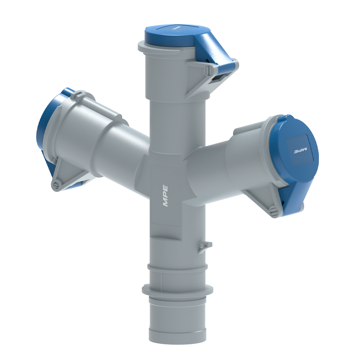 Ổ cắm di động có kẹp giữ dây 3 Connector 16A, IP44 mã MPN2-1013 2 Ổ cắm di động có kẹp giữ dây 3 Connector 16A, IP44 mã MPN2-1013